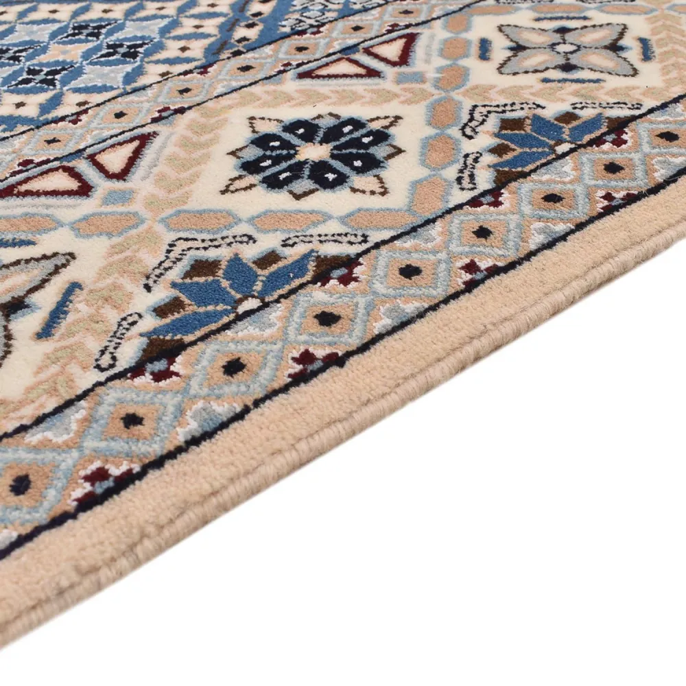 Persisk teppe - Nain - Royal - 219 x 155 cm - lyseblå
