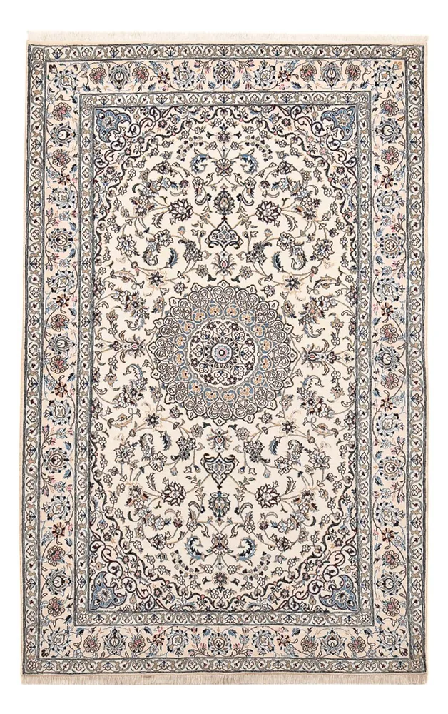 Persisk teppe - Nain - Royal - 250 x 155 cm - lysegrå