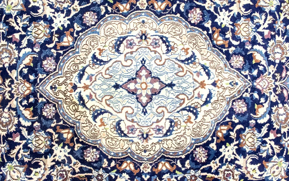 Persisk teppe - Nain - Royal - 291 x 199 cm - blå