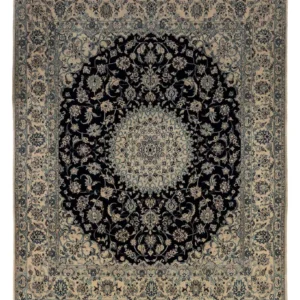 Persisk teppe - Nain - Royal - 298 x 252 cm - svart