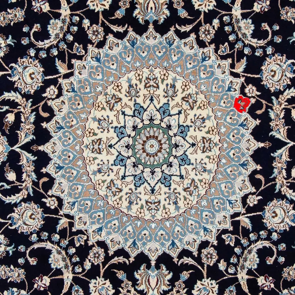 Persisk teppe - Nain - Royal - 300 x 202 cm - svart