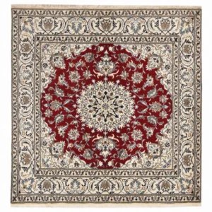 Persisk teppe - Nain square - 197 x 195 cm - rød