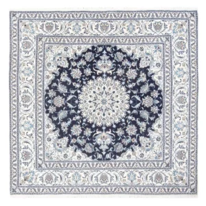 Persisk teppe - Nain square - 200 x 196 cm - mørkeblå