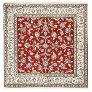 Persisk teppe - Nain square - 203 x 193 cm - rød