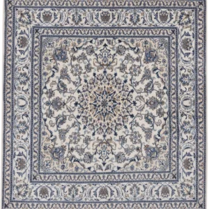Persisk teppe - Nain square - 207 x 193 cm - krem