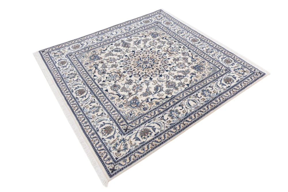 Persisk teppe - Nain square - 207 x 193 cm - krem