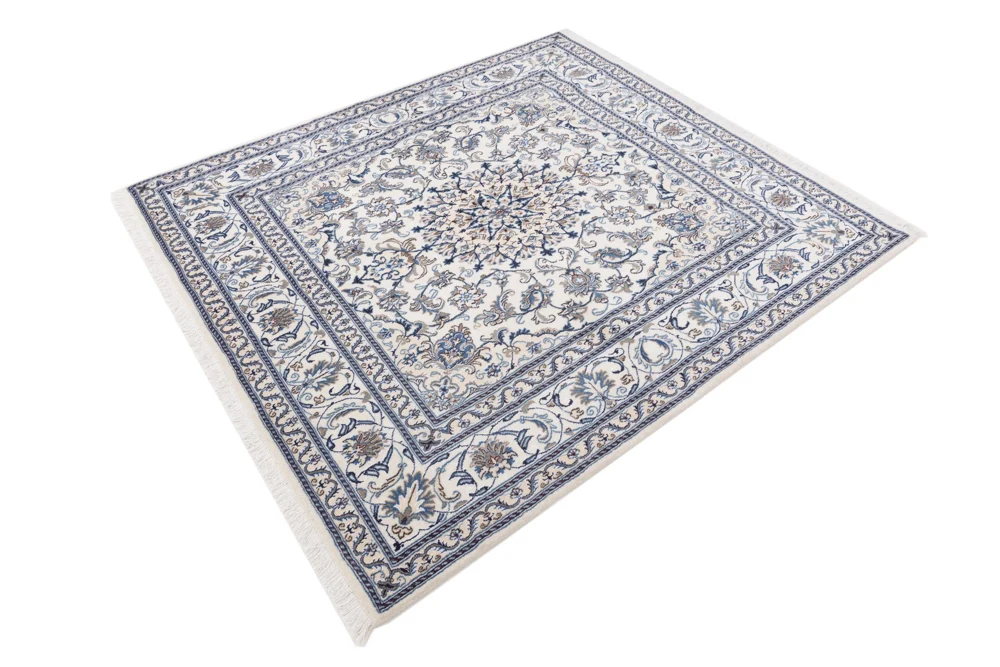 Persisk teppe - Nain square - 207 x 193 cm - krem