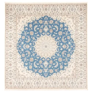 Persisk teppe - Nain square - 252 x 248 cm - lyseblå