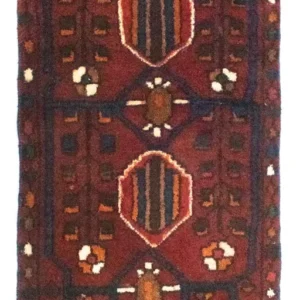 Persisk teppe - Nomadisk - 100 x 50 cm - rød