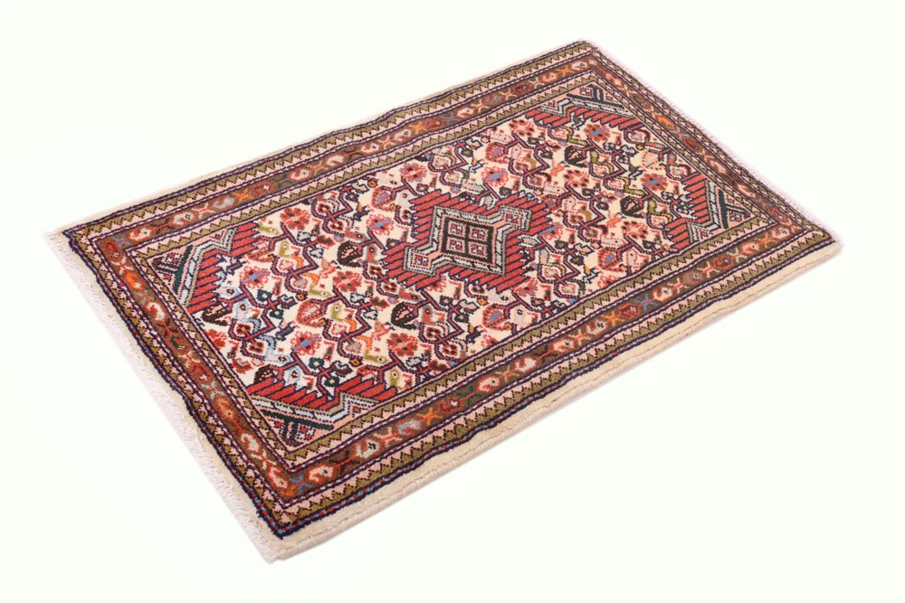 Persisk teppe - Nomadisk - 100 x 60 cm - flerfarget