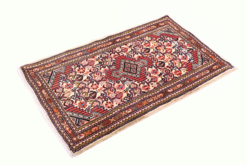 Persisk teppe - Nomadisk - 100 x 60 cm - flerfarget