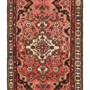 Persisk teppe - Nomadisk - 100 x 62 cm - lys rød