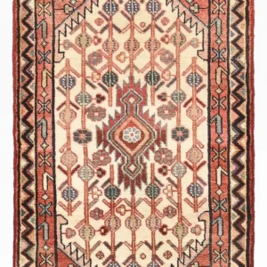 Persisk teppe - Nomadisk - 101 x 62 cm - lys rød