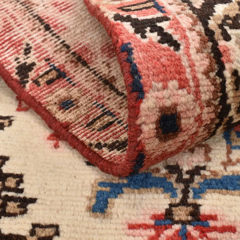 Persisk teppe - Nomadisk - 101 x 56 cm - lys beige