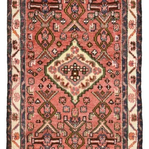 Persisk teppe - Nomadisk - 102 x 63 cm - lys rød