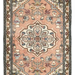 Persisk teppe - Nomadisk - 102 x 69 cm - lys rød