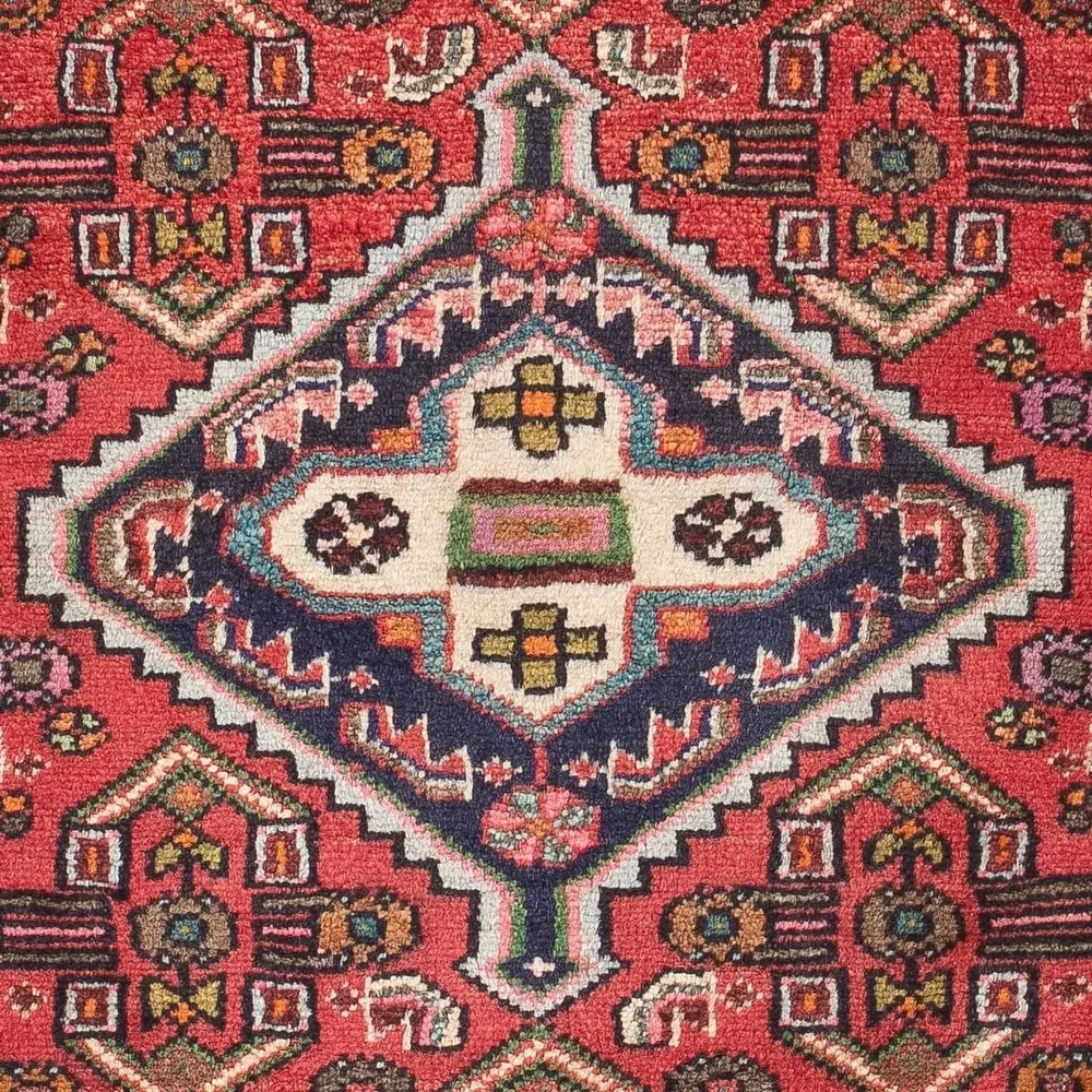 Persisk teppe - Nomadisk - 103 x 83 cm - rød