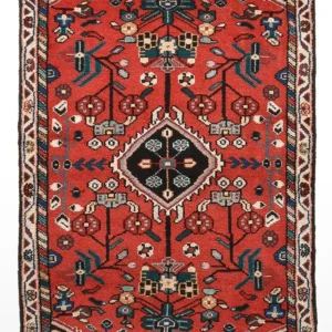 Persisk teppe - Nomadisk - 105 x 63 cm - rød
