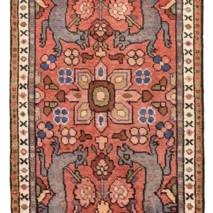 Persisk teppe - Nomadisk - 105 x 62 cm - lys rød