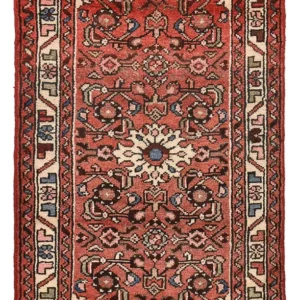 Persisk teppe - Nomadisk - 106 x 67 cm - lys rød