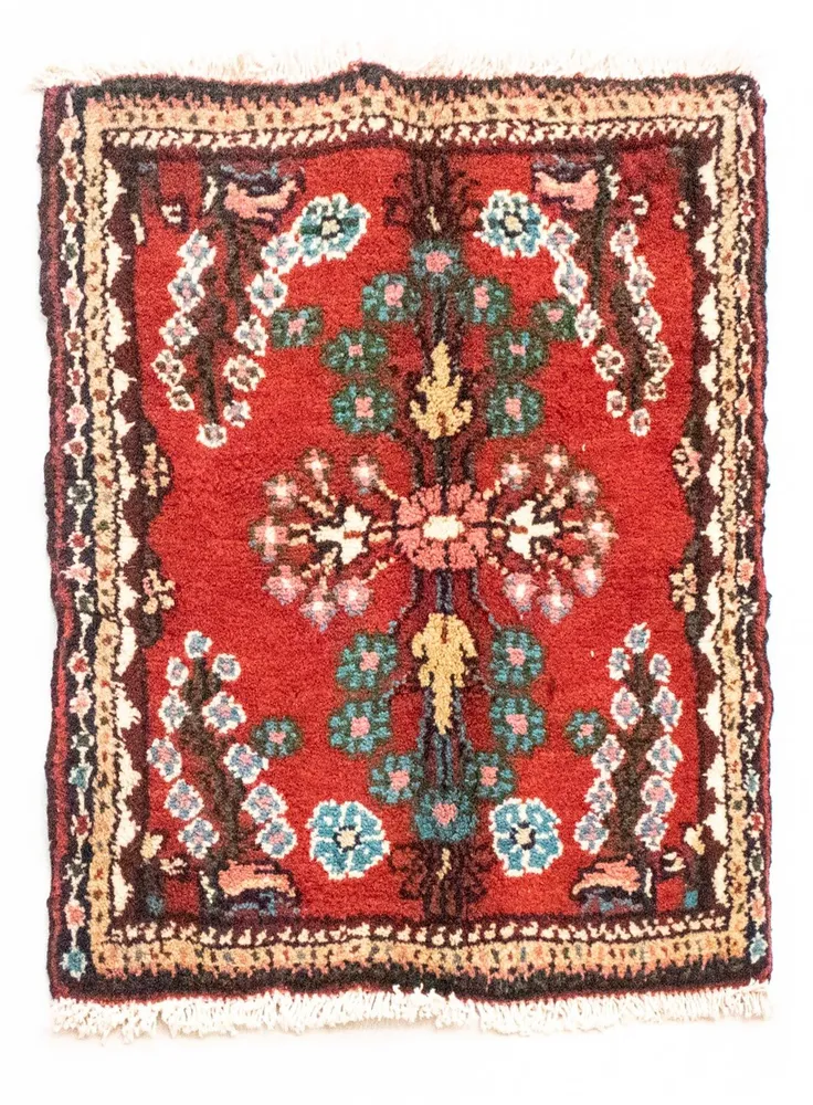 Persisk teppe - Nomadisk - 60 x 50 cm - rød