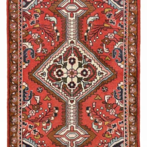 Persisk teppe - Nomadisk - 107 x 76 cm - rød