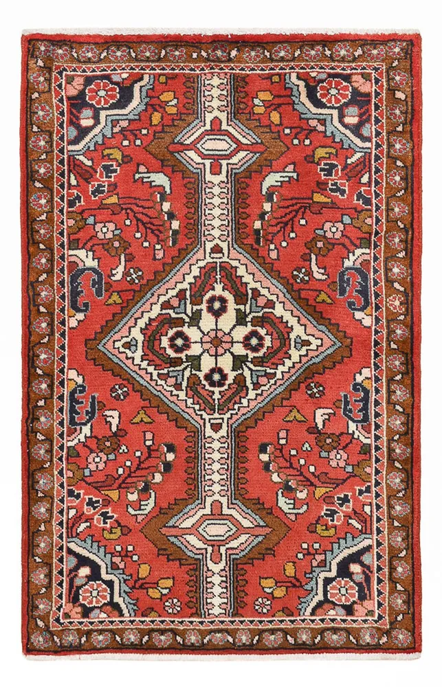 Persisk teppe - Nomadisk - 107 x 76 cm - rød
