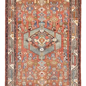 Persisk teppe - Nomadisk - 110 x 74 cm - flerfarget