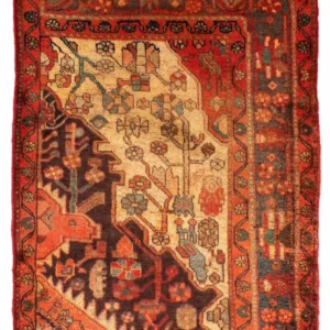 Persisk teppe - Nomadisk - 110 x 82 cm - flerfarget