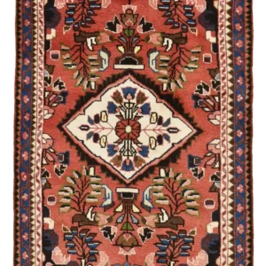 Persisk teppe - Nomadisk - 110 x 67 cm - lys rød