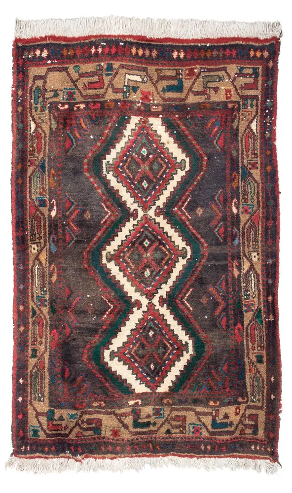 Persisk teppe - Nomadisk - 115 x 78 cm - rød