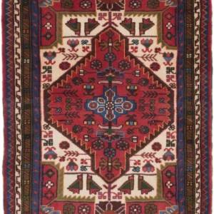 Persisk teppe - Nomadisk - 115 x 85 cm - rød