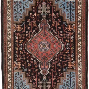Persisk teppe - Nomadisk - 115 x 80 cm - flerfarget