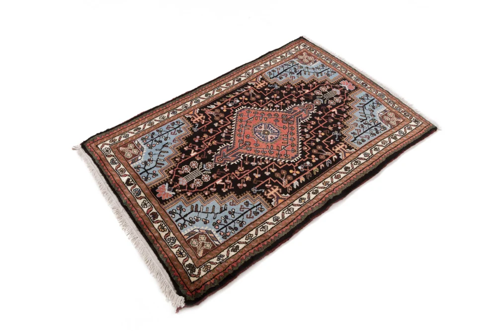 Persisk teppe - Nomadisk - 115 x 80 cm - flerfarget