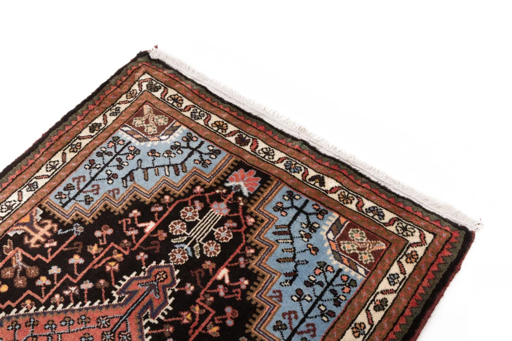 Persisk teppe - Nomadisk - 115 x 80 cm - flerfarget