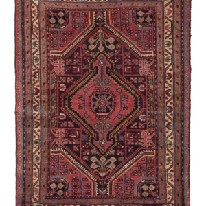 Persisk teppe - Nomadisk - 115 x 83 cm - lys rød