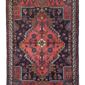 Persisk teppe - Nomadisk - 115 x 84 cm - mørkeblå
