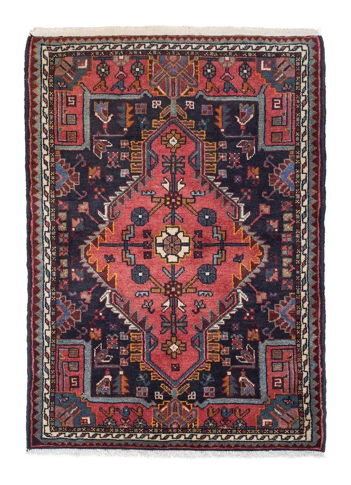 Persisk teppe - Nomadisk - 115 x 84 cm - mørkeblå