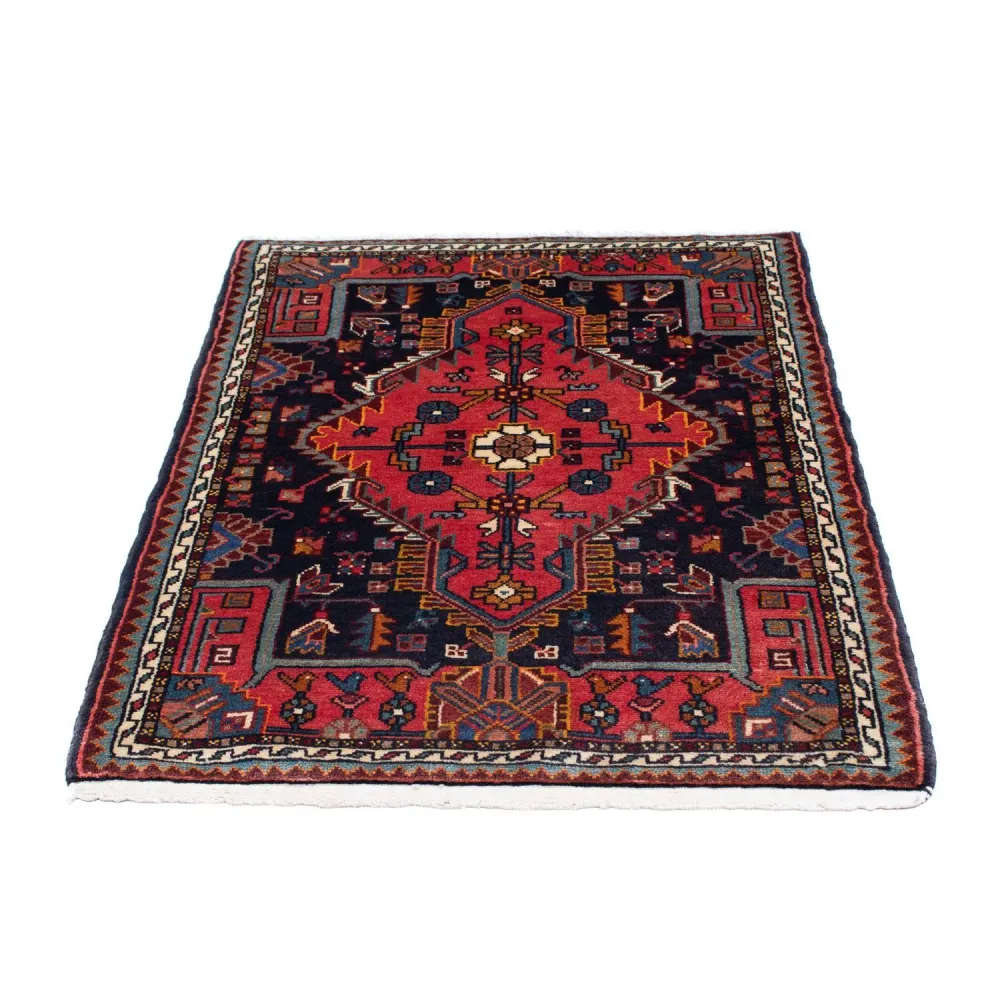Persisk teppe - Nomadisk - 115 x 84 cm - mørkeblå
