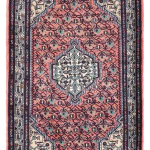 Persisk teppe - Nomadisk - 118 x 85 cm - lys rød