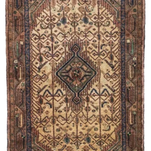 Persisk teppe - Nomadisk - 118 x 79 cm - lysebrun