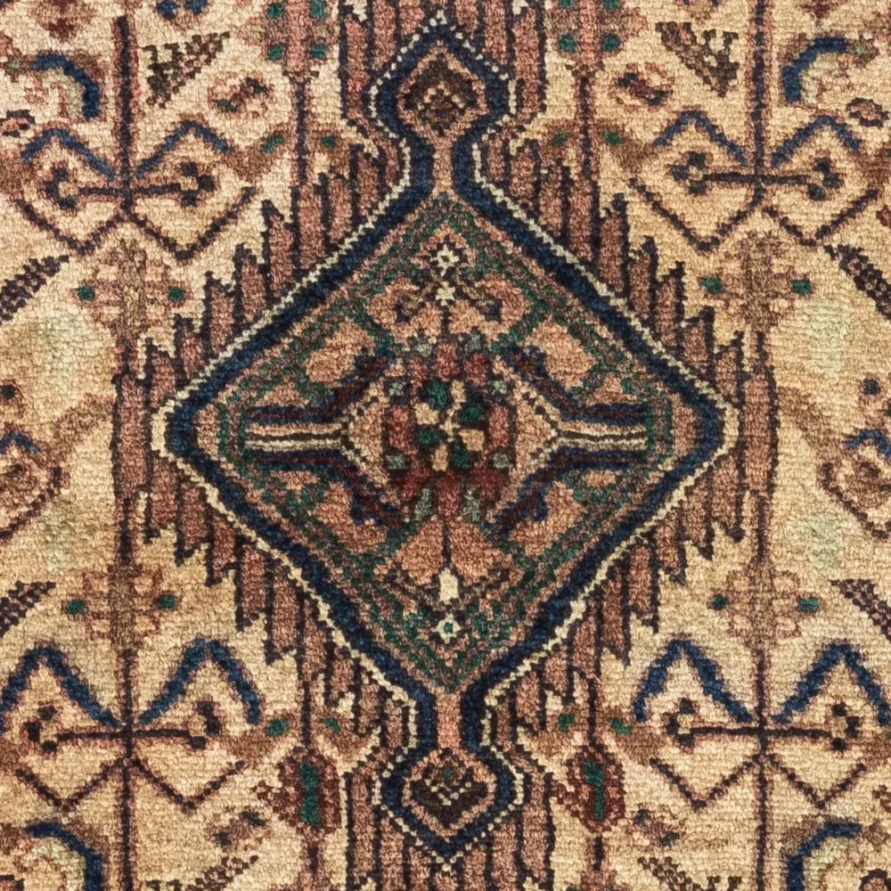 Persisk teppe - Nomadisk - 118 x 79 cm - lysebrun