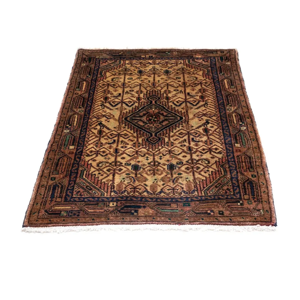 Persisk teppe - Nomadisk - 118 x 79 cm - lysebrun