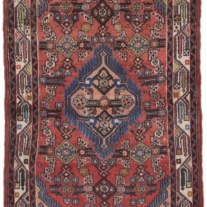 Persisk teppe - Nomadisk - 118 x 78 cm - mørk rød