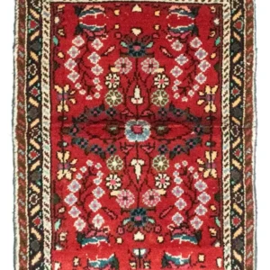 Persisk teppe - Nomadisk - 70 x 50 cm - rød