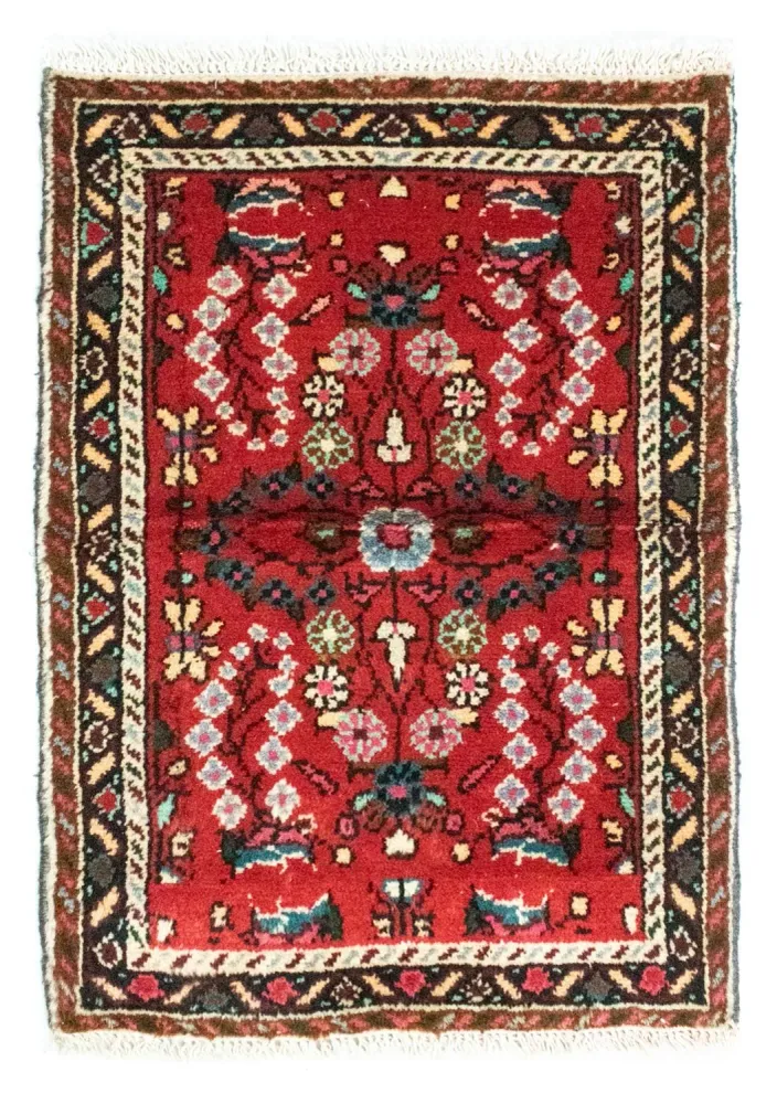 Persisk teppe - Nomadisk - 70 x 50 cm - rød