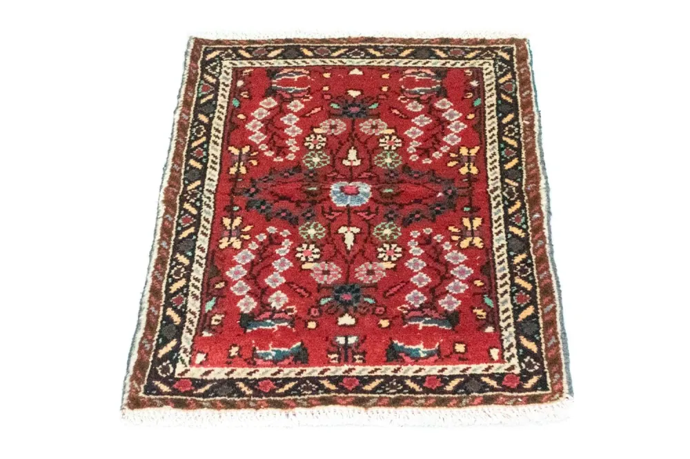 Persisk teppe - Nomadisk - 70 x 50 cm - rød