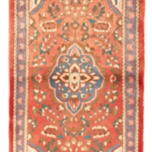 Persisk teppe - Nomadisk - 119 x 75 cm - lys rød