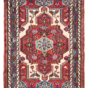 Persisk teppe - Nomadisk - 120 x 85 cm - rød