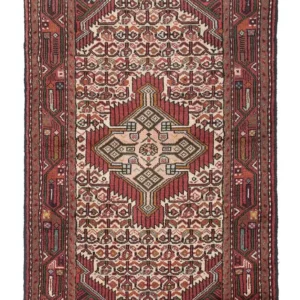 Persisk teppe - Nomadisk - 120 x 79 cm - beige